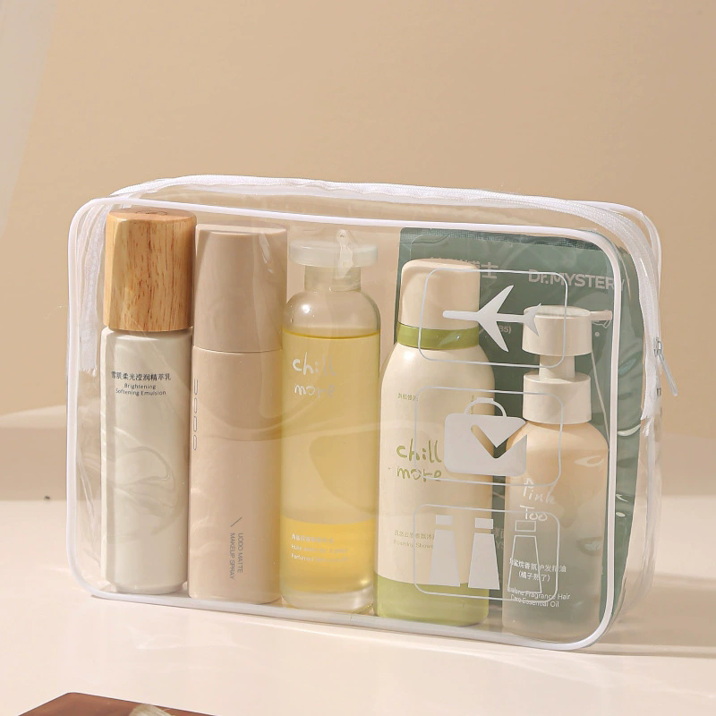 Cosmetiquera transparente