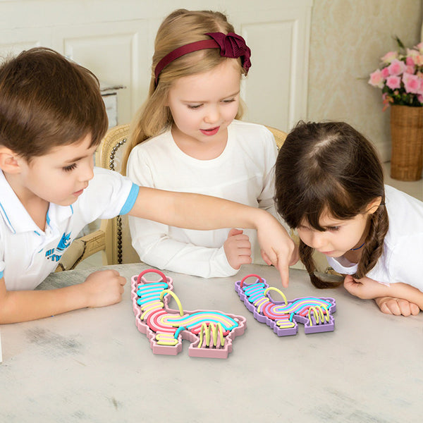 Tablero para actividades sensoriales con diseños