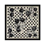 Pañuelo grande con puntos y flores - Dressygt