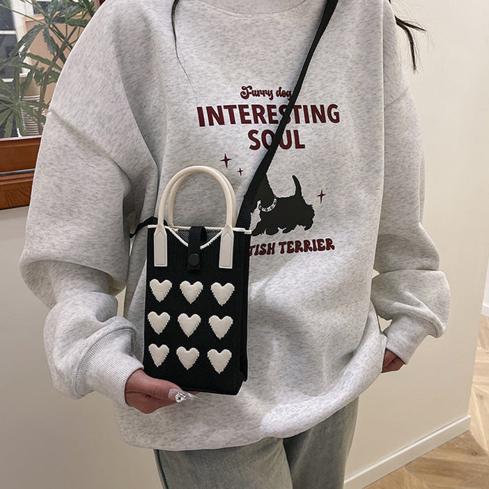 Bolso de corazones