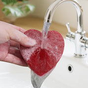 Set de 10 esponjas limpiadoras en forma de corazón