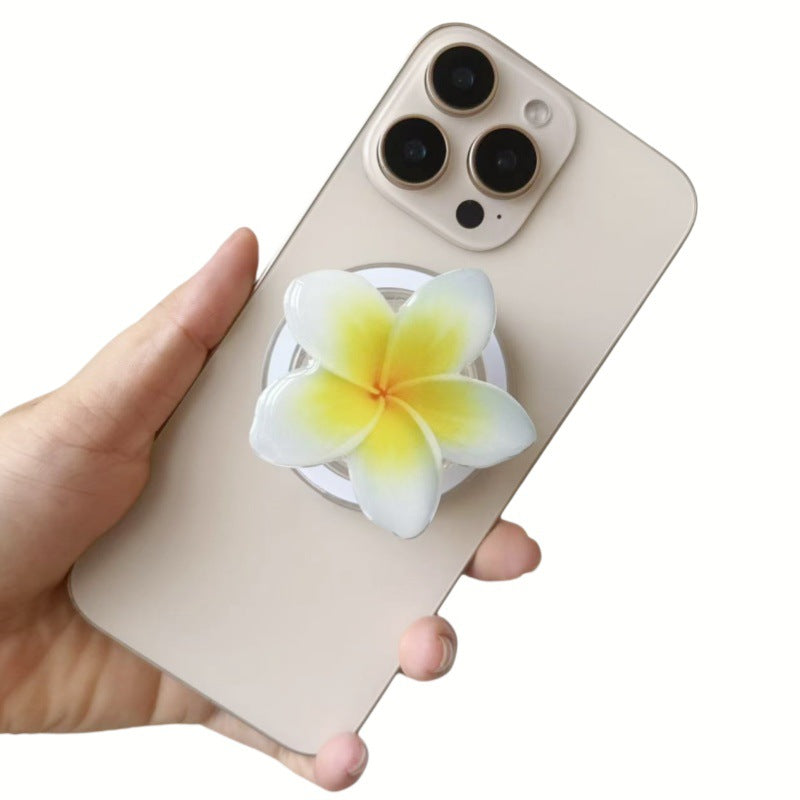 Pop socket con MagSafe con diseño de flor