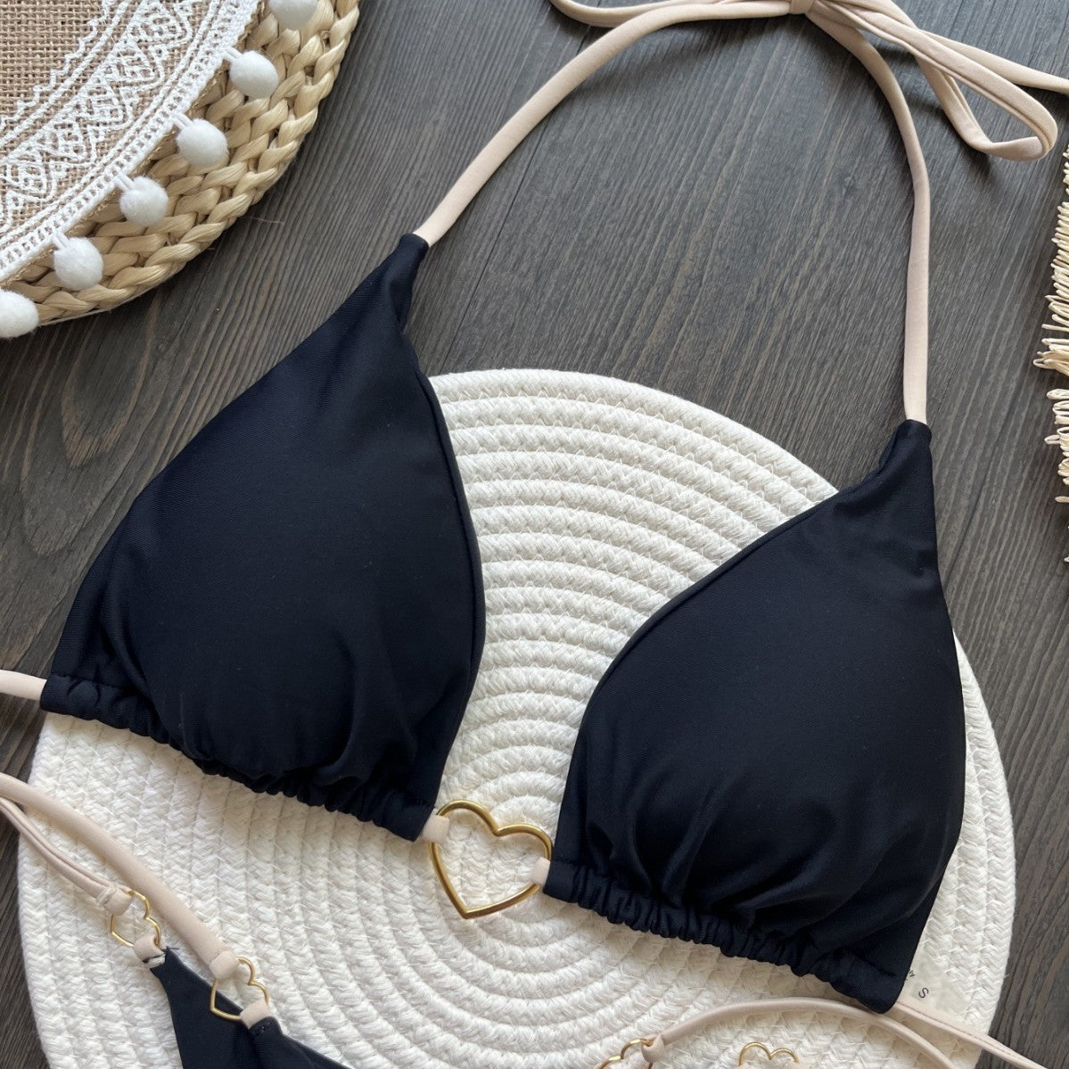 Bikini con argollas de corazón - Dressygt
