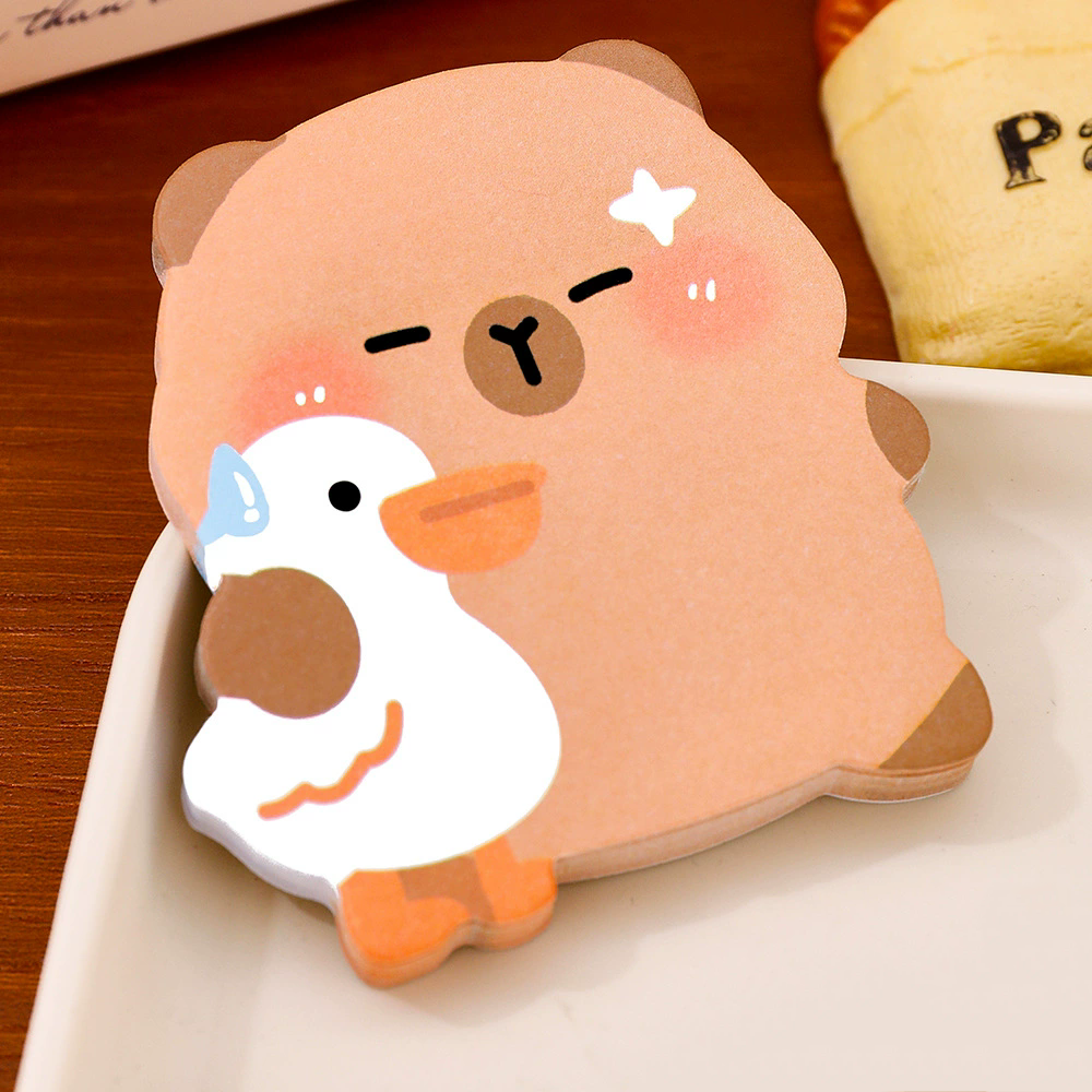 Notas adhesivas de capibara