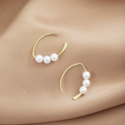 Aretes con perlas