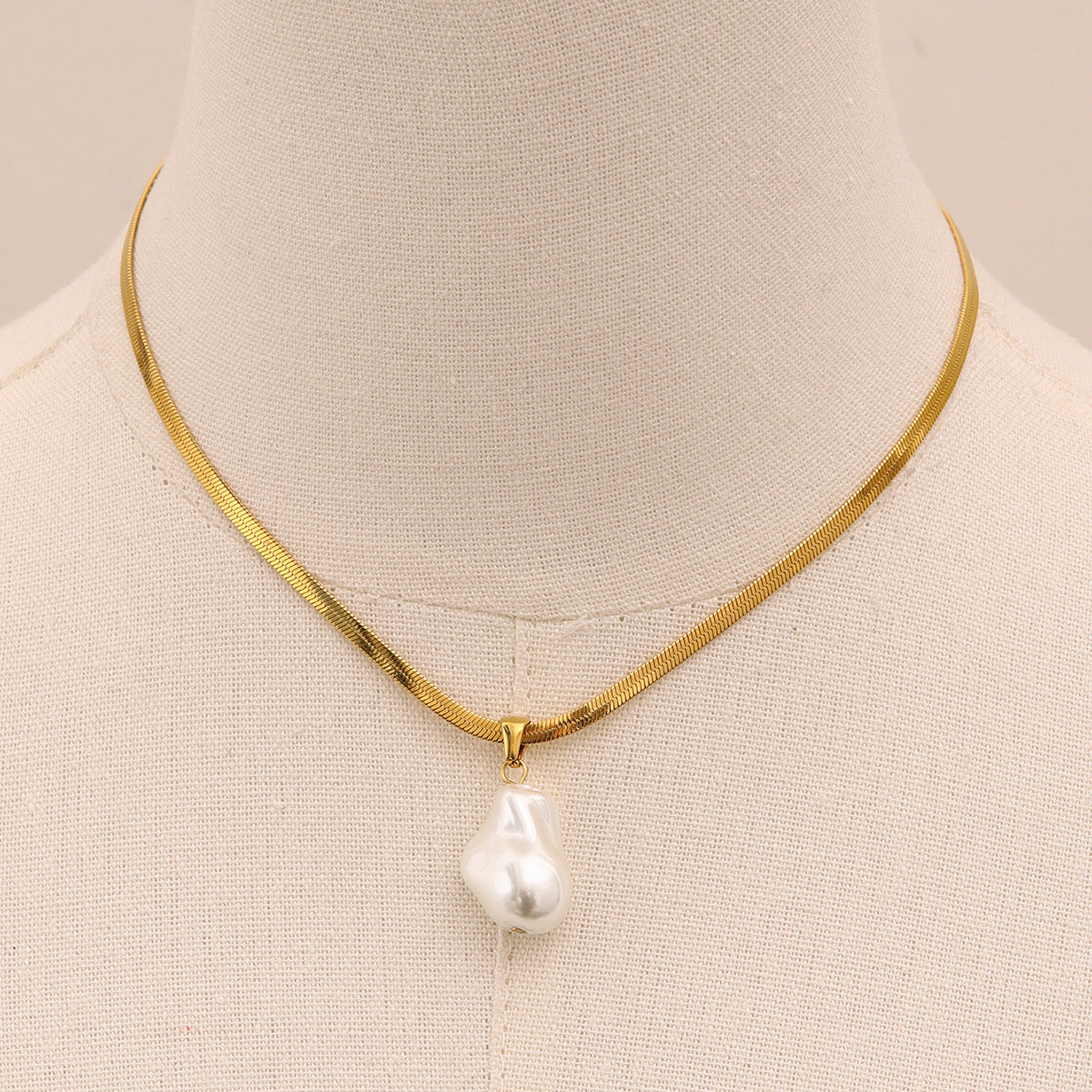 Collar con dije de perla - Dressygt