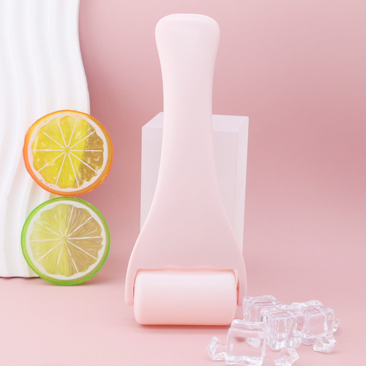 Ice roller facial para skincare