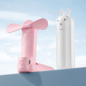 Ventilador portátil de conejito plegable