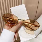 Lentes de sol ovalados retro - Dressygt