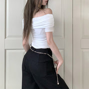 Blusa de hombros descubiertos - Dressygt