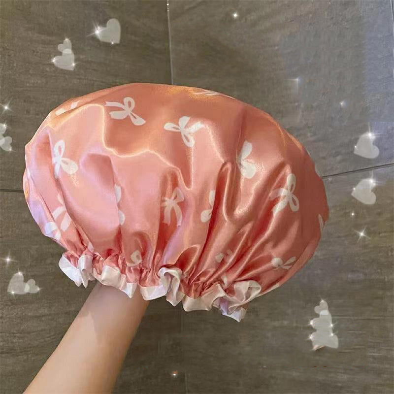 Gorro de baño impermeable satinado