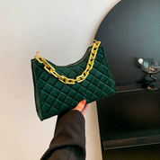 Bolso de terciopelo con cadena