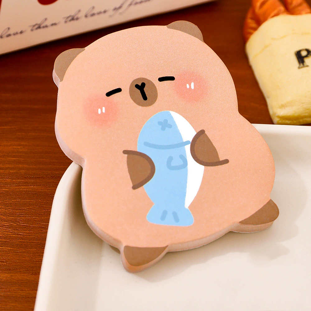 Notas adhesivas de capibara