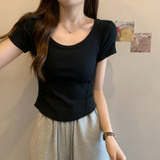 Blusa básica acanalada - Dressygt