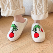 Pantuflas de grinch