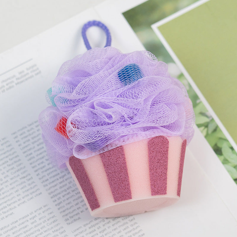 Esponja de baño con forma de cupcake - Dressygt