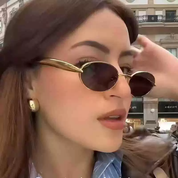 Lentes de sol ovalados retro - Dressygt