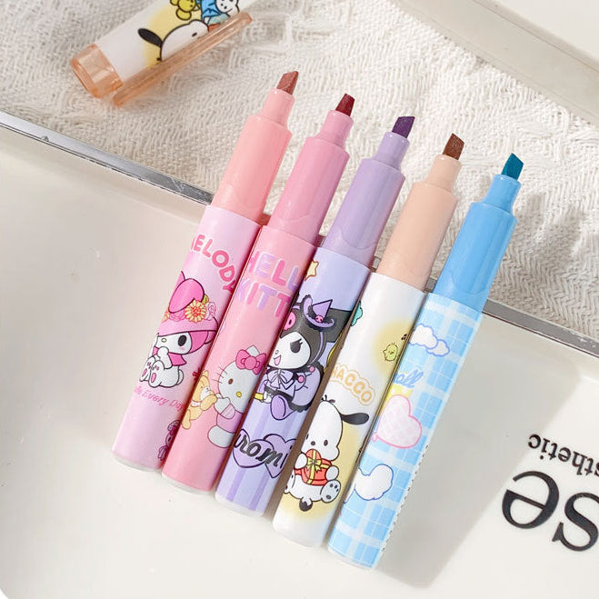 Set de resaltadores de Sanrio