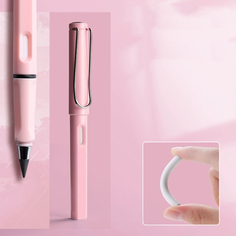 Lápiz infinito con borrador