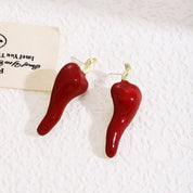 Aretes en forma de chile