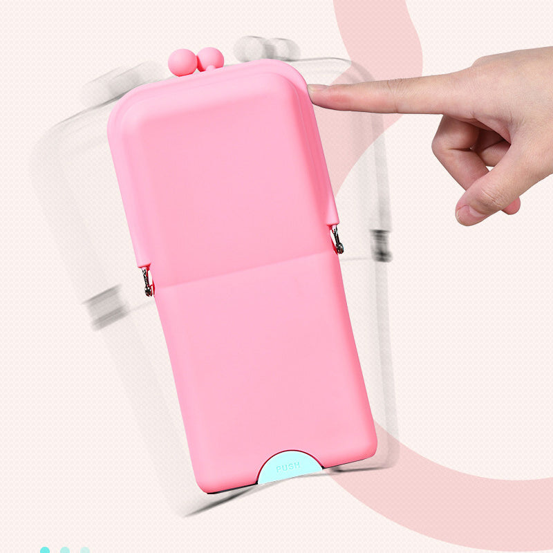 Case de silicona para brochas de maquillaje