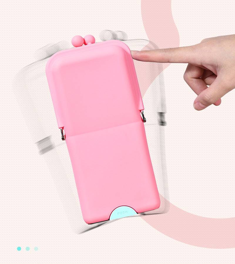 Case de silicona para brochas de maquillaje