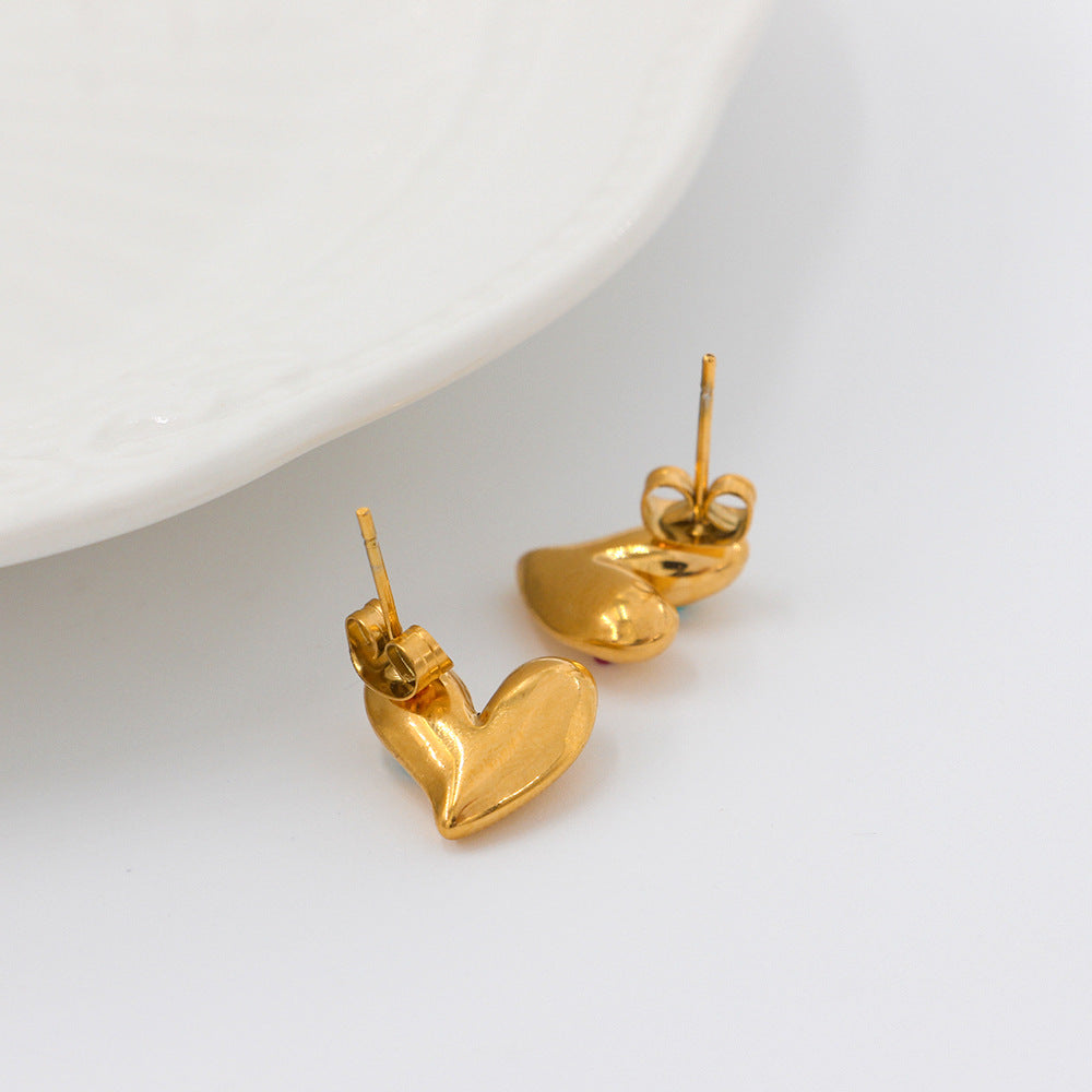 Aretes pequeños de corazón - Dressygt