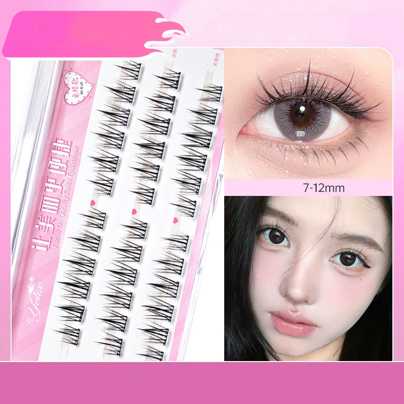 Pestañas postizas en racimos efecto natural - Dressygt