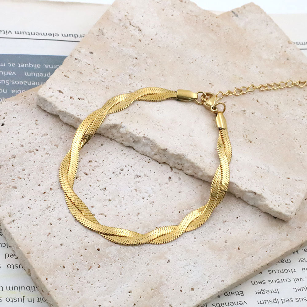 Pulsera doble entrelazada - Dressygt