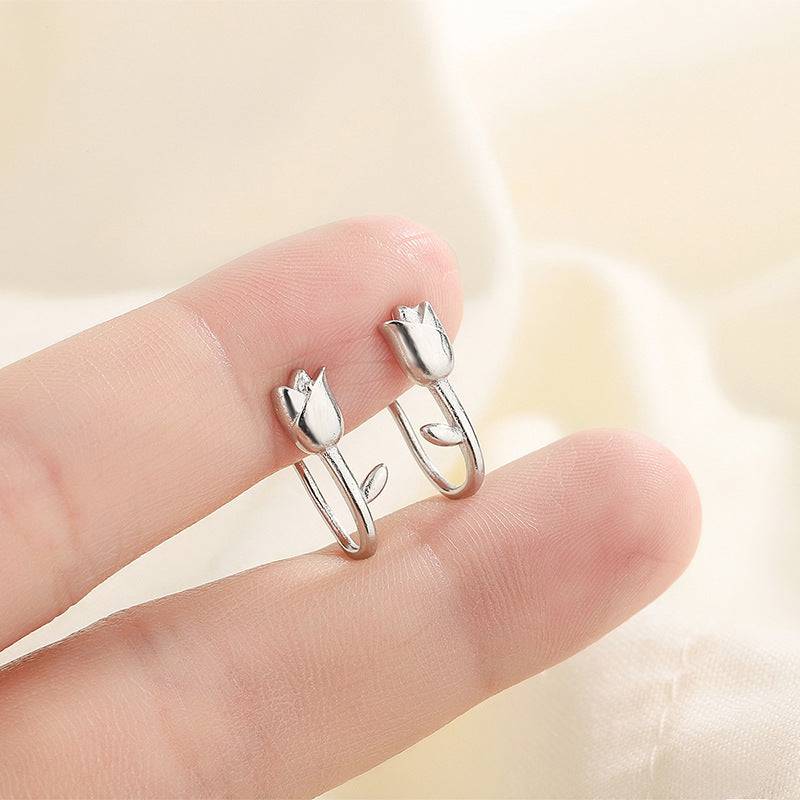 Aretes petit de tulipanes