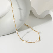 Collar dorado con perlas - Dressygt