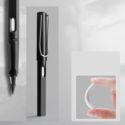 Lápiz infinito con borrador