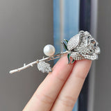 Broche de rosa