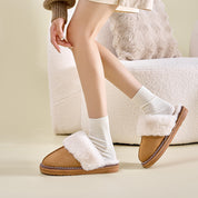 Pantuflas con peluche