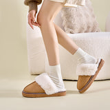 Pantuflas con peluche
