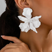 Aretes grandes de flor - Dressygt
