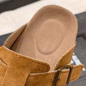 Zuecos tipo mule de gamuza - Dressygt
