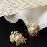 Aretes minimalistas espirales