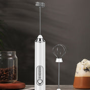 Mini batidor 2 en 1 con base