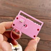 Bocina portátil retro con grabación de voz