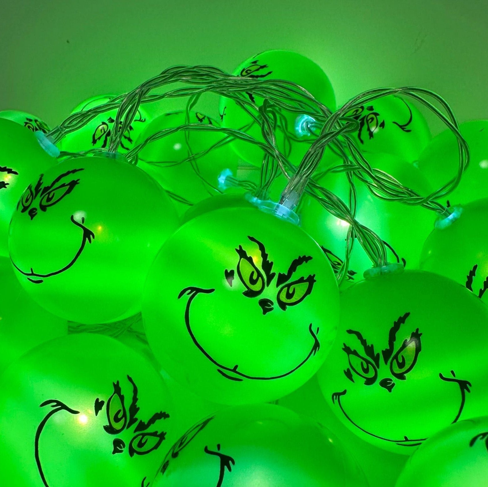 Tira de luces de El Grinch