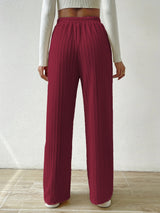 Pantalón casual con cintura elástica