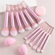 Set de 12 brochas y esponjas de maquillaje - Dressygt