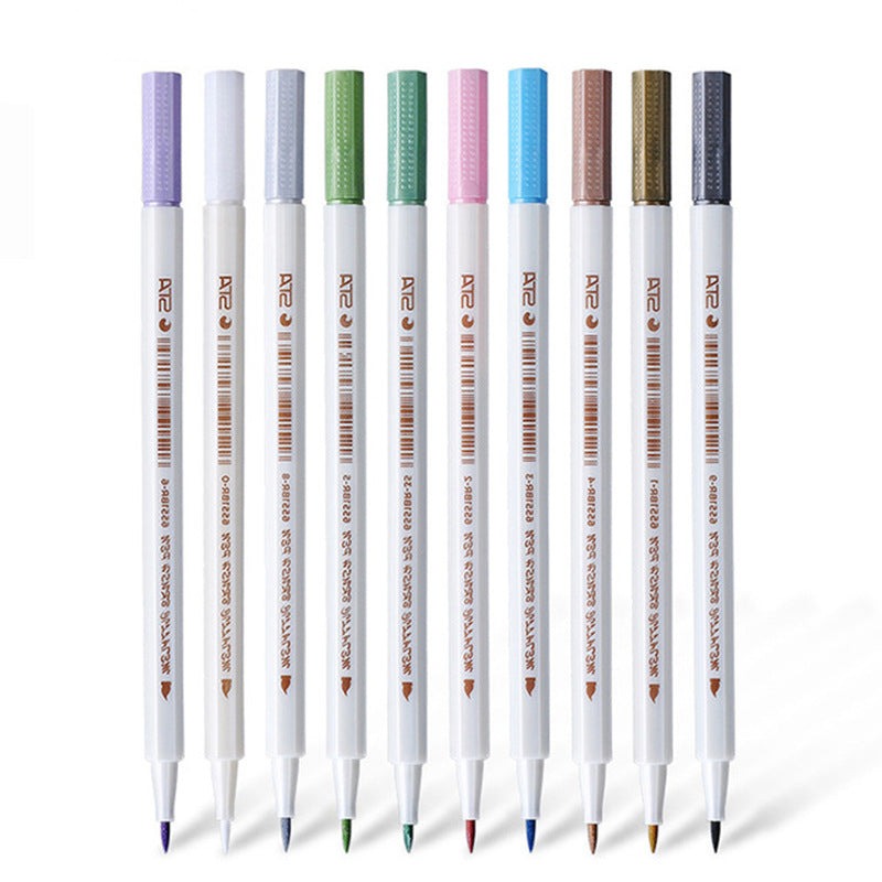 Bolígrafos colores metalicos