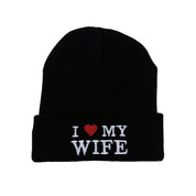 Gorro con texto para parejas