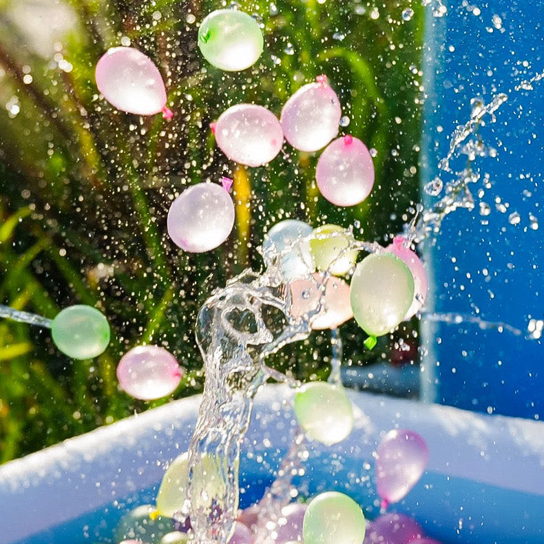 Set de globos para agua con conector de llenado rápido