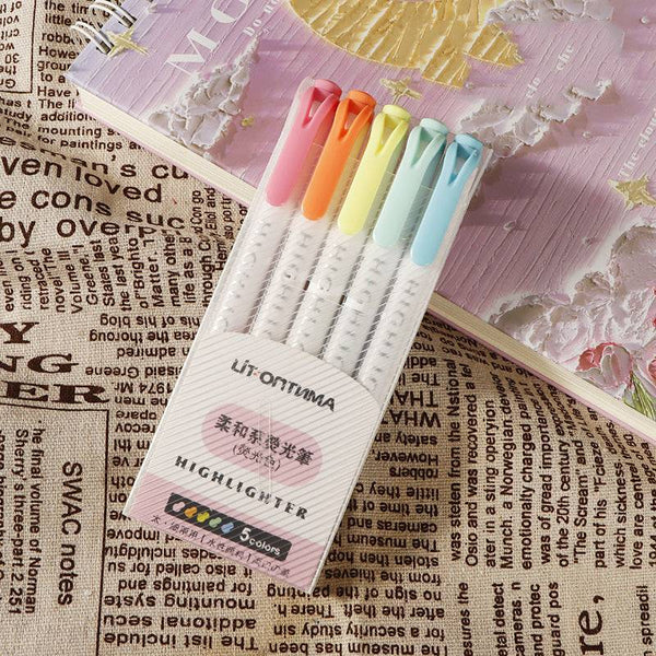 Set de 5 Resaltadores highlighter