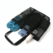 Bolsa de playa semi transparente