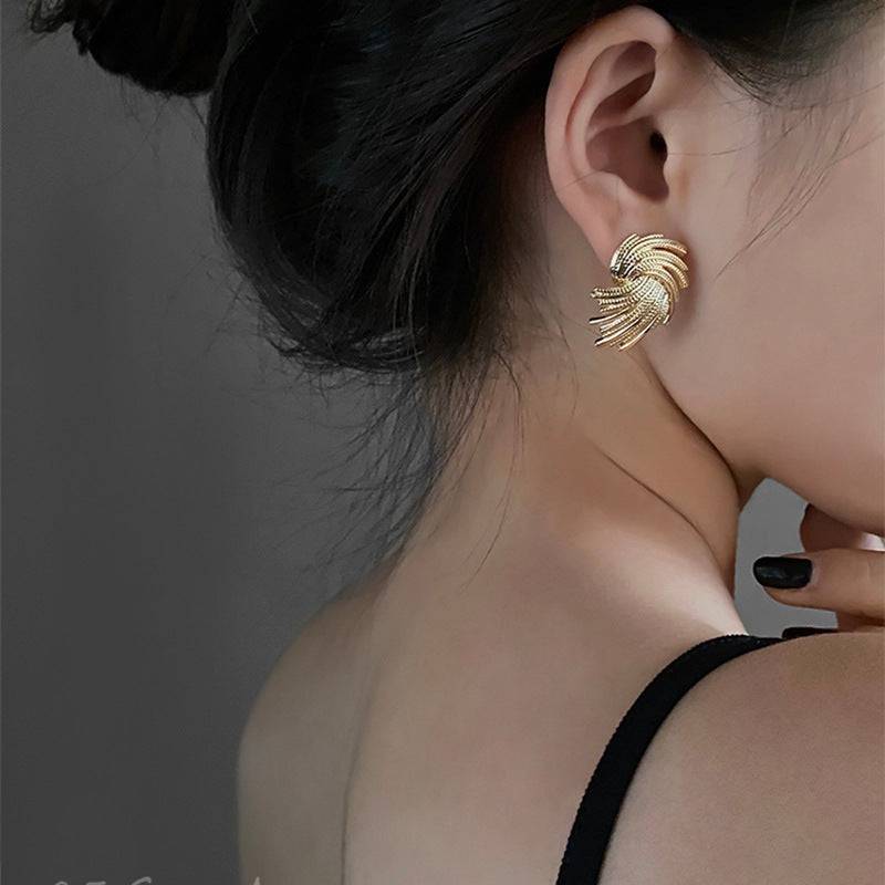 Aretes minimalistas espirales