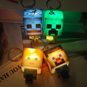 Llaveros con luz de personajes de Minecraft - Dressygt